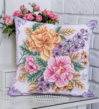 

Set for embroidery "Panna" пд-1694 "pillow dissolved flowers"
