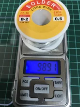 100g 0,6/0,8/1/1, 2 63/37 flujo 2.0% 45FT estaño Alambre de estaño colofonia de fundido núcleo de soldadura de alambre de soldadura rollo No-limpio