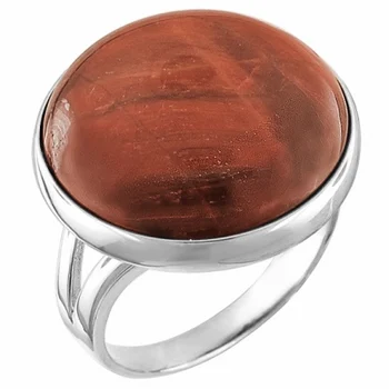 

Esthete ring with Tiger Eye in silver