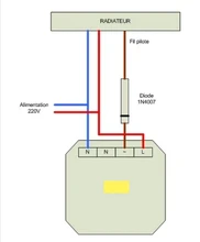 AVATTO-termostato inteligente WiFi para calefacción de suelo eléctrica, controlador remoto de temperatura para caldera de agua/Gas para Google Home y Alexa