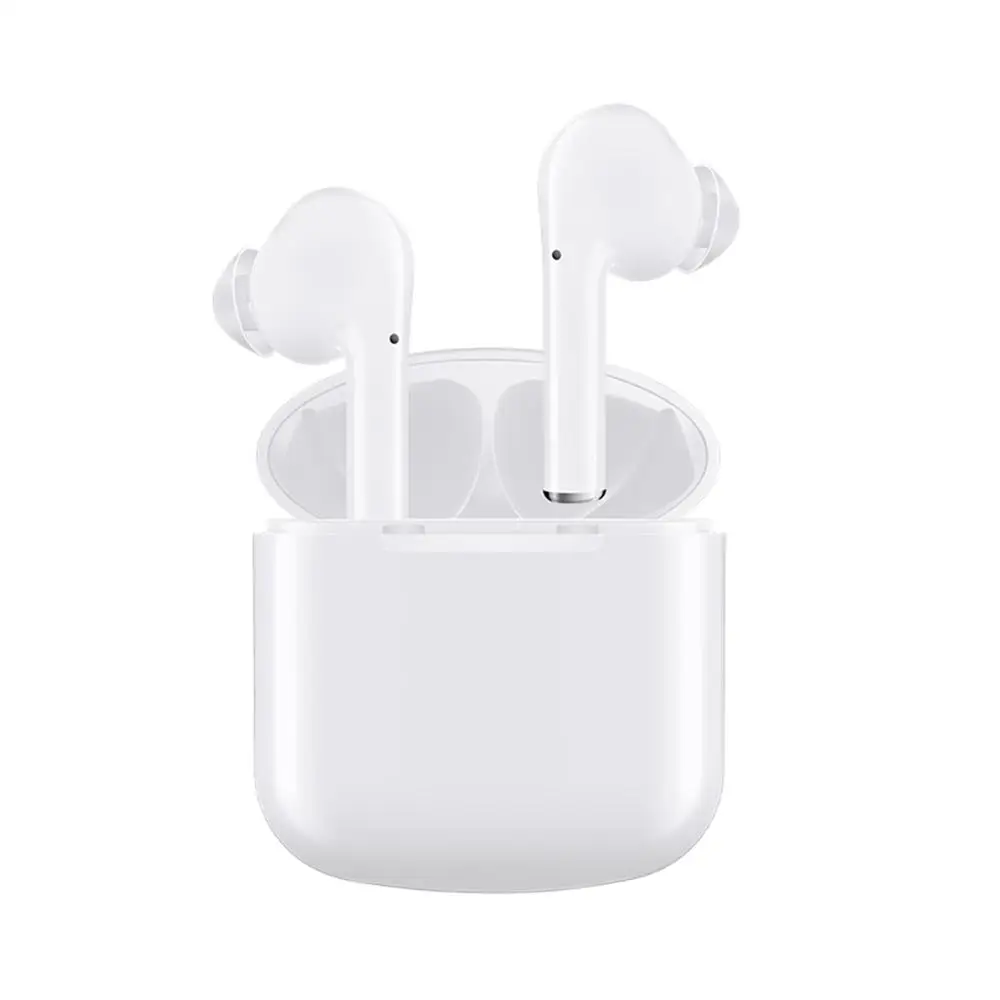 

White I9X TWS Wireless stereo Bluetooth 5.0 earphone handsfree for Sport Driving Exercise BluetoothTouch In-Ear earphone with ch