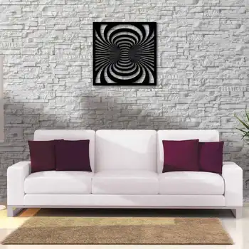 

Металлический декор стен Illusion 50x50 cm дизайн интерьера домашнего