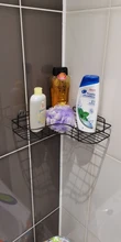 Organizer Rack Shelves Wall-Storage Showers Stainless-Steel Metal Kitchen Fitted Punch-Free-Firm