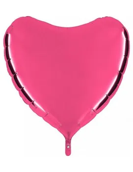 

Balloon Heart 91cm Light Pink-Foil Polyamide-G36101F