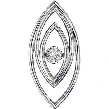 

Esthete pendant with cubic zirconia