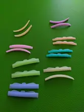 Almohadillas permanentes de silicona para pestañas, rizador permanente reutilizable, elevador de pestañas almohadillas de escudo para un levantamiento de pestañas duradero, elevador de pestañas, 8 pares de pestañas