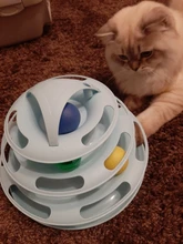 Ball Cat-Toys Play Cat Intelligence Tower-Tracks-Disc Training Amusement-Plate