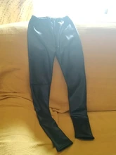 Mallas gruesas de terciopelo para niñas, pantalones de pitillo, cálidos, de cuero sintético, pantalones de piel rectos, para invierno