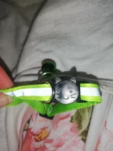 Collares de campanas para perros, hebillas de nailon ajustables, Collar reflectante de moda para mascotas, diseño de cabeza de gato, suministros para accesorios, 9 colores