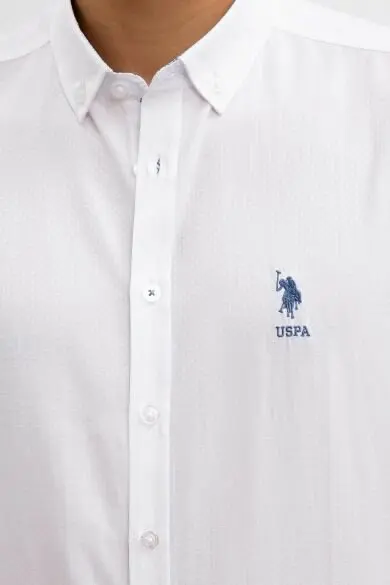 U.S. POLO ASSN. Мужской тканый гомлек - Цвет: Белый