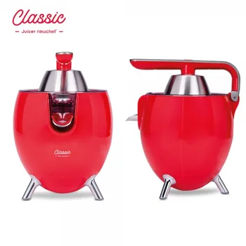 

NEW CHEF-Exprimidor Zumo Eléctrico Juicer Classic Rojo para Naranjas y Cítricos,300W con Doble Cono, Sist. Antigoteo.