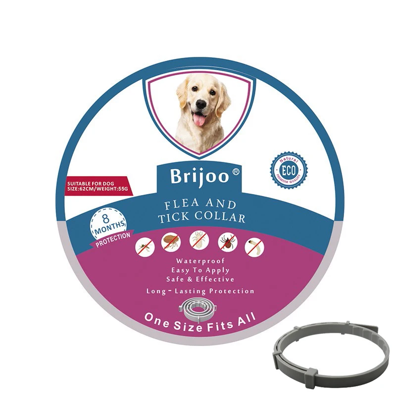Dog B Кошачий собачий ошейник анти-Блоха от клещей, комаров Наружные защитные регулируемые репеллентные ошейники 8 месяцев длительная защита - Цвет: Dog B