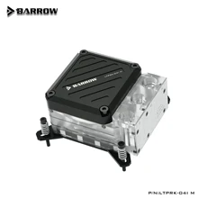 Barrow INTEL/AMD platform POM/Acrylic CPU water block 10w pump reservoir integrated LTPRK-04I M LTPRP-04I M LTPRPA-04 M LTPRKA-0