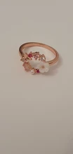 Anillo de boda con diseño de flores y mariposas para mujer, sortija de boda con circonita de oro rosa, Glamour, regalo para niñas, joyería creativa