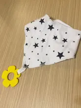 100% Bandana de algodón orgánico para bebé, Baberos y juguetes de dentición, superabsorbentes y suaves, Unisex, recién nacido