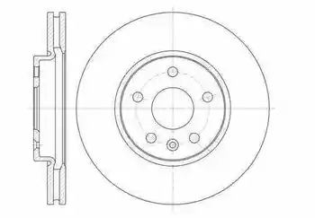 

13502045 FRONT BRAKE DISC OPEL ASTRA J LIM. 4TÜRIG