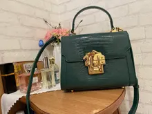 LA FESTIN-Bolso de mano con cierre de serpiente para mujer, bandolera de cuero dividido, de marca de lujo, 2020