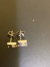 De acero inoxidable 26 A-Z inicial Pendientes con pasador en forma de letra pequeña bricolaje alfabeto nombre joyas piercings Pendientes de botón Pendientes Brincos