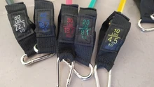 Banda con tubos de resistencia para Fitness, cuerda de tracción elástica para gimnasio y Yoga, expansor de entrenamiento, anclaje de puerta con asa y correa para el tobillo, 11 unidades