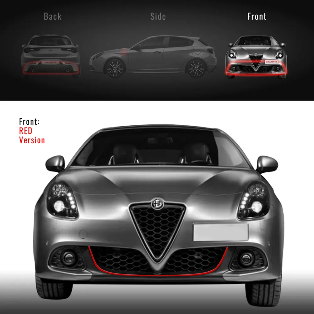 Profilo Adesivo для плотины Paraurti Anteriore+ Posteriore Alfa Giulietta