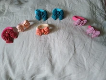 10 unids/bolsa 2cm arco niñas Scrunchie Pelo elástico bandas elásticas para niños bebé de goma diadema decoración lazos goma de mascar para Mini accesorios para el cabello