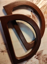 Bolsa de madera mango de madera reemplazo bolso de bricolaje Marco de monedero bolsa Accesorios