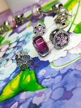 Fine-Jewelry Beads Charms Murano Bracelet Sparkling JIUHAO 925-Silver Women Original