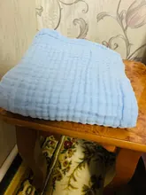 Manta de muselina de algodón para bebé recién Nacido, recién Nacido