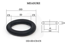 8--80mm Nitrile Washer Rubber-Spacer O-Ring-Seal Gasket-Thickness Oil-Resistance NBR