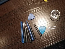 UANME-Juego de destornilladores de apertura de teléfono móvil, herramientas de reparación para iPhone 4, 4S, 5, 5S, 6, 6S, Spudger de plástico, selección abierta, juego de ventosa, 11 Uds.