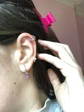 WANTME-Joyería de 100% plata fina 925 auténtica para mujer, mini pendiente de ojos malvados de circón azul, aretes pequeños de tuerca