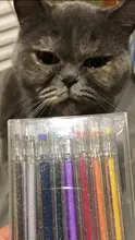 Juego de 8 colores de pluma con brillo, resaltador que cambia de Color, marcador de Flash, Gel, plumas de dibujo, álbum de recortes, diario, papelería, escuela