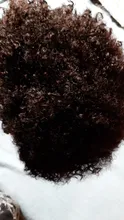 Corte Pixie-Peluca de cabello humano Afro rizado, hecha a máquina, corta, brasileña, Remy
