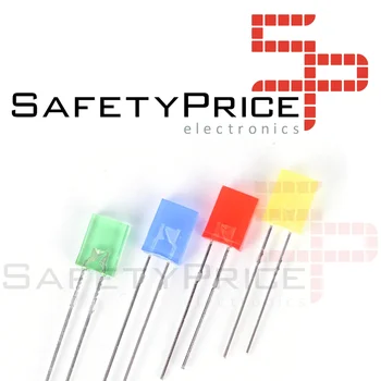 

LED DIODE SQUARE 2x5x7 MM COLOR TO CHOOSE. Electronic, Arduino, Raspberry ..
