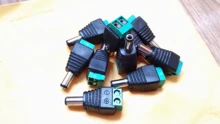 Jack-Adapter Connector-Plug Led-Light Power CCTV 10pcs DC for Single-Color 12V
