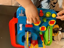 Juguetes educativos para niños, pista de aventura, juegos de mesa, Rail, coches mecánicos, estacionamientos, regalos de Navidad para niños