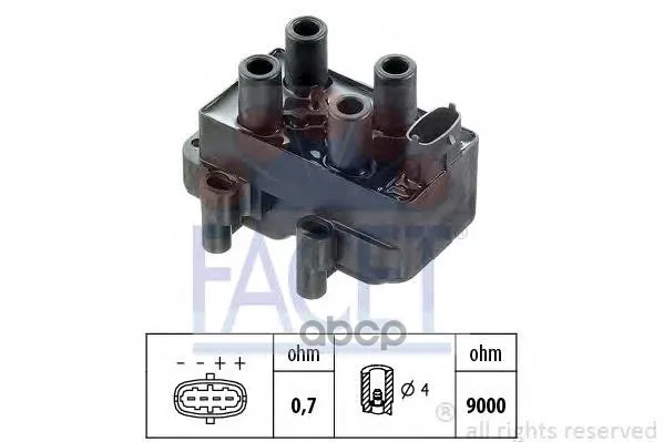 Катушка Зажигания Opel: Sintra 2.2 I 16v 96-99 Facet арт. 9.6289