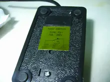 Controlador momentáneo de Pedal, interruptor de pie de alimentación eléctrica, CA 250V 10A 1 NO 1 NC SPDT