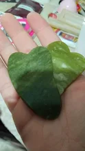 Gua Sha-Rodillo de piedra de jade para masaje facial, rodillo estiramiento piel cuello, doble cabezal, relajación de la piel, piedra de jade natural