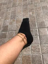 1PC 304 de acero inoxidable cadena tobilleras para mujer oro Color ajustable joyería de pie pierna tobillo pulseras Accesorios