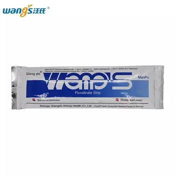 

Wangshi manpu fluvalinate 20 strip, fluvalinate, Wangshi. Varroa. BEE. beekeeping. strips from varroa. goods for beekeeping.