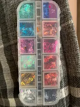 Manicure-Nail-Decoration Sequins-Polish Nail-Art Glitter-Flakes Fruits Fluorescence Heart