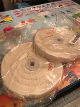 1 ud. RUEDA pulidora de 150mm rueda pulidora de algodón rueda pulidora oro plata joyería espejo rueda pulidora