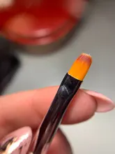 1 Pc doble lado arte de uñas cepillo UV Gel pluma dibujo cepillado Tip de uñas de acrílico constructor de uñas de arte herramienta