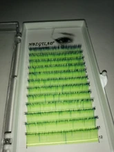 False-Lashes HBZGTLAD Curl 8-15mm Blue Yellow C/D Brand-New