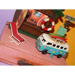 

VINTAGE box HIPPIE van