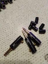 Jack Audio-Plug-Connector Solder-Adapter Shure Stereo Male Cable 3-Pole for 2mm 4mm 6mm