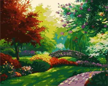 

Painting by Numbers Premium: Colorful Park