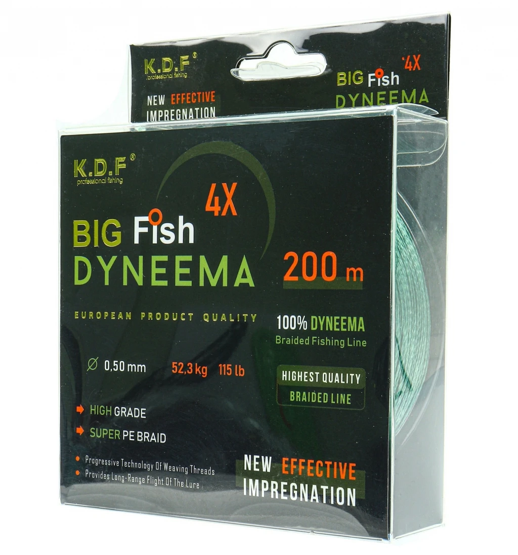 Плетеный шнур KDF Big Fish Dyneema 0 50 мм 200 м (18) | Спорт и развлечения