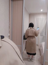 Otoño de 2021 las mujeres Abrigo Trench con cinturón de mujeres ropa de Abrigo azul de piel elegante, Casaco Feminino Harajuku Abrigo Mujer larga gabardina de Mujer